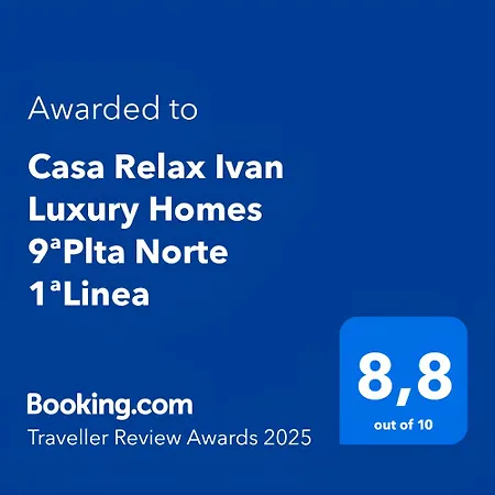 Casa Relax Ivan Luxury Homes 9ªplta Norte 1ªlinea Appartement